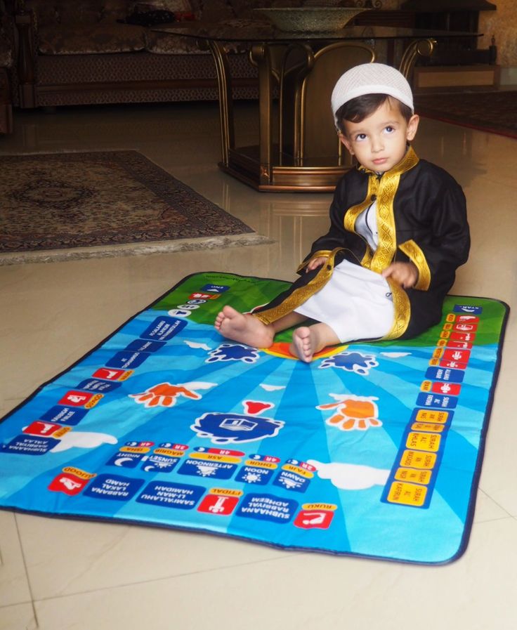 Islamic Salat Musallah for Children Worship with Electronic Digital Speaker Box