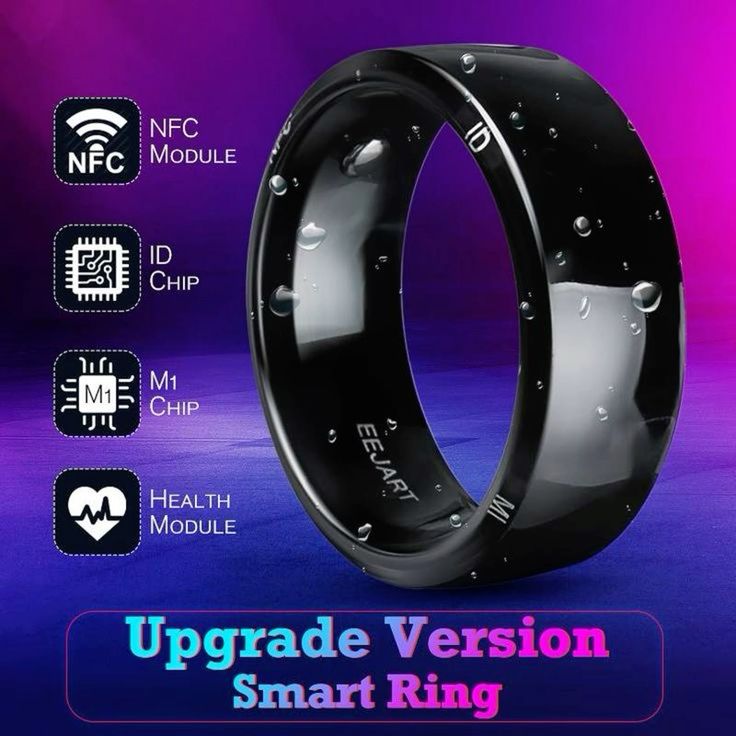 Multifunctional Smart Bluetooth Ring including Health Tracker & Sleep Monitor for Men Women