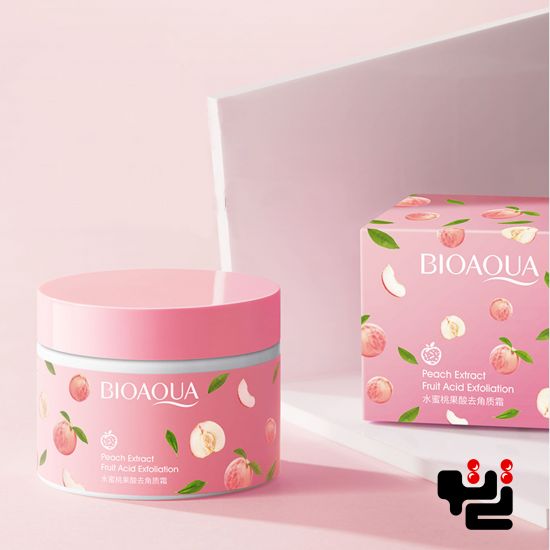 BIOAQUA Honey Peach Exfoliating Cream Facial Scrub Exfoliant Body Scrub