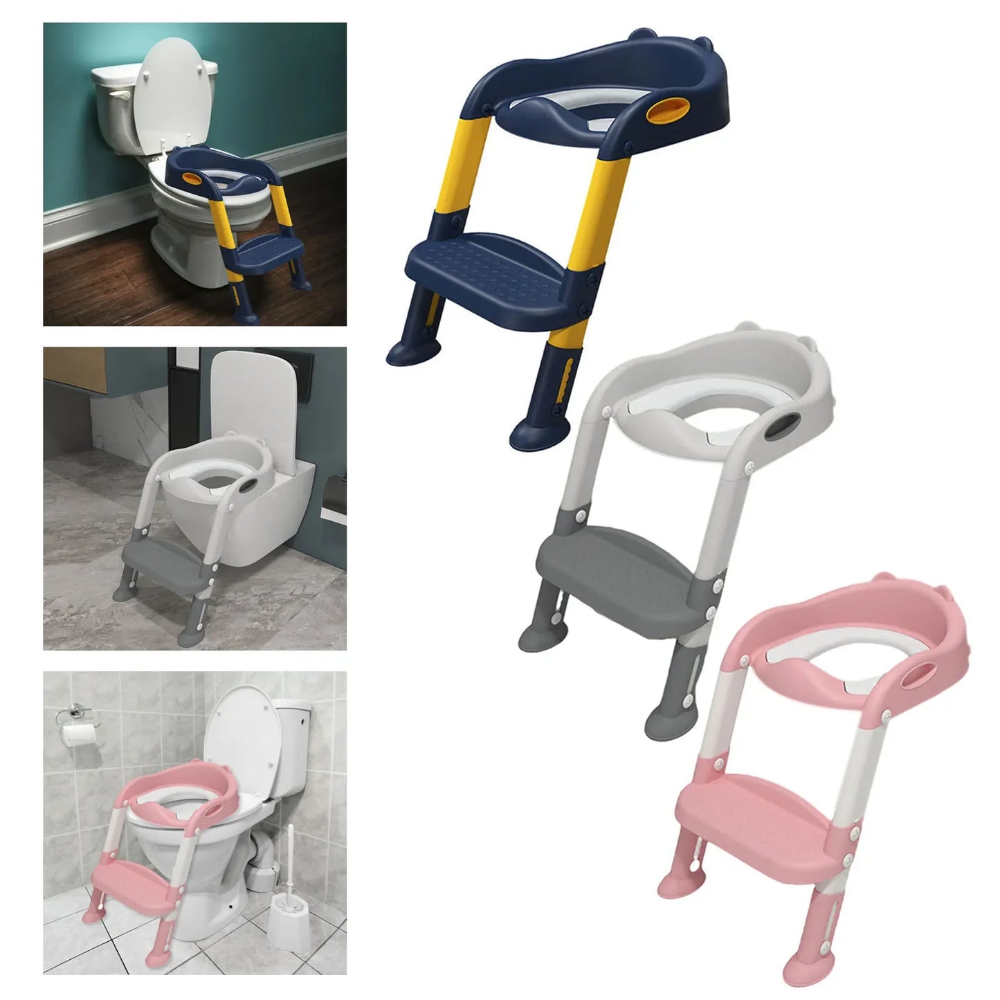 New Foldable Stepped Children's Toilet Ladder