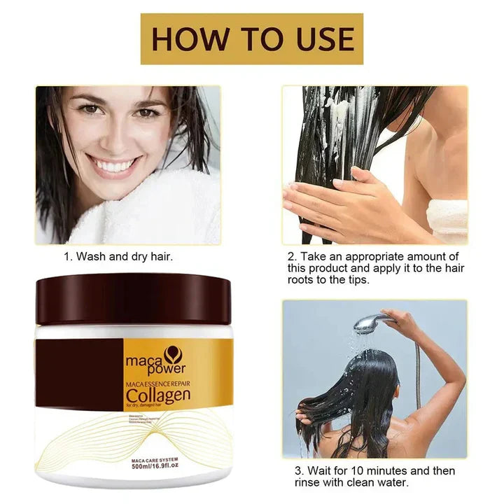 COLLAGEN HAIR TREATMENT DEEP REPAIR CONDITIONING ARGAN OIL