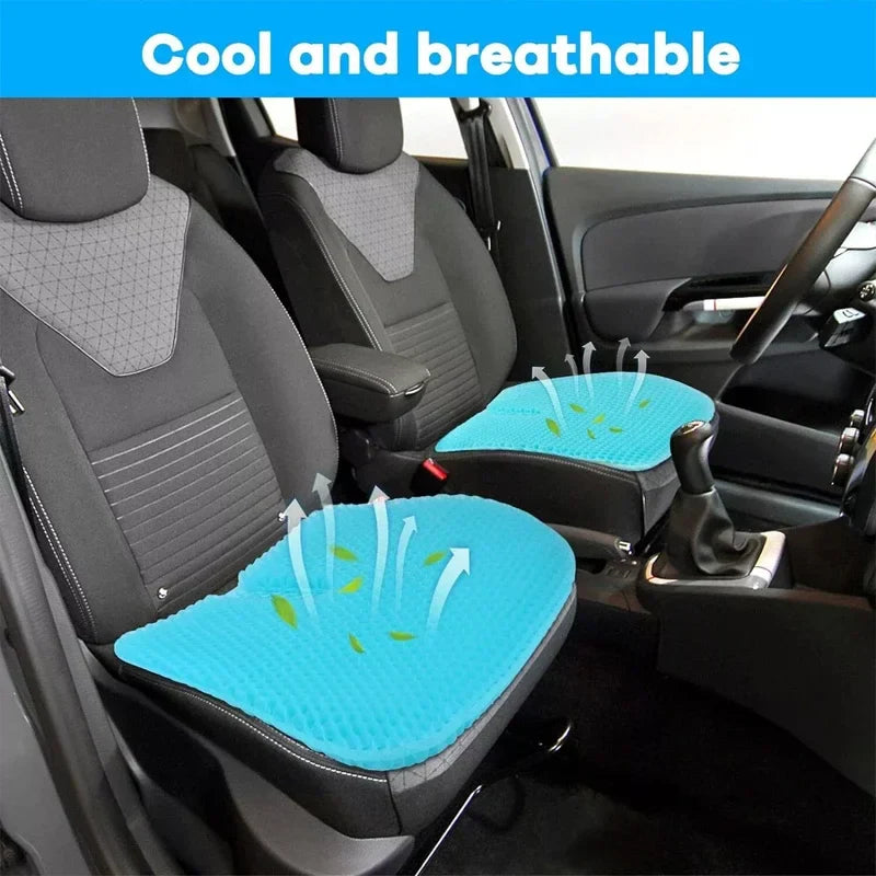 Breathable Cool Car Seat Cushion Summer Silicone Ice Cool Pad