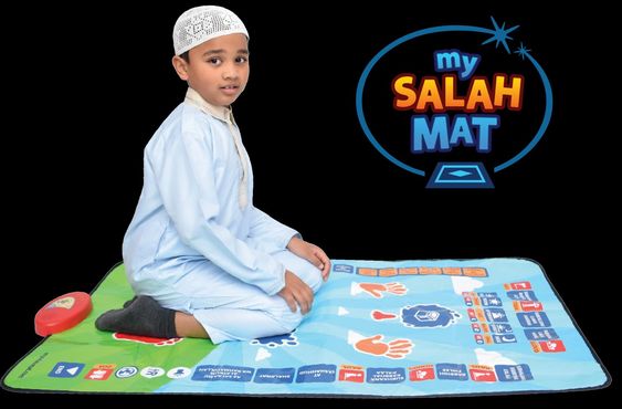 Islamic Salat Musallah for Children Worship with Electronic Digital Speaker Box